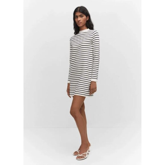 Mango Striped Knit Dress - Picture 2 of 12